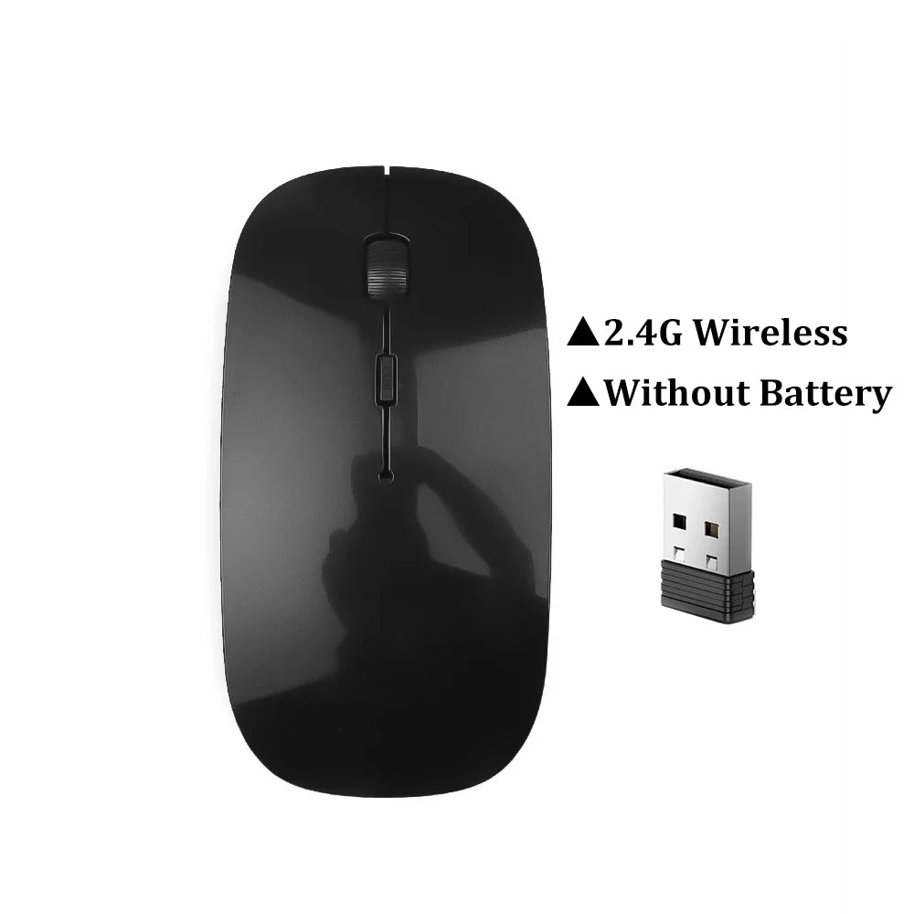 Bluetooth 5.2 Mouse 2.4G Wireless Mouse Rechargeable Dual Mode Gaming Mouse Silent Mouse 1600 DPI Mice For PC Laptop MacBook Pro